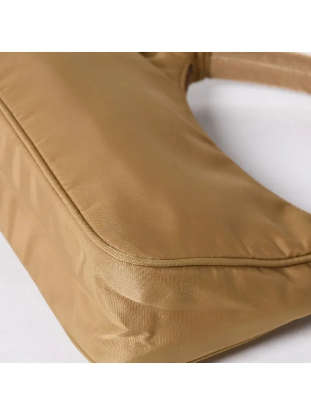 Prada Hobo Nylon Beige